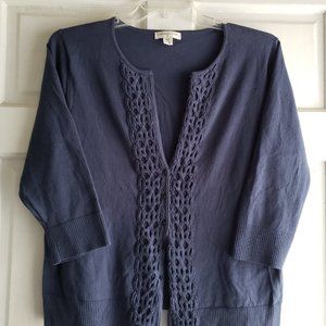 Coldwater Creek Women's 3/4 Sleeve Sweater